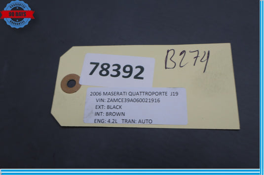 03-13 Maserati Quattroporte M139 Hood Safety Catch Lock Latch 67278100 Oem