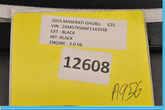 14-17 Maserati Ghibli Right Passenger Side Exterior Trim Molding Black Oem