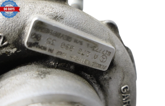 11-20 Mercedes GL550 M278 Left Side Turbocharger Turbo Charger Manifold Oem