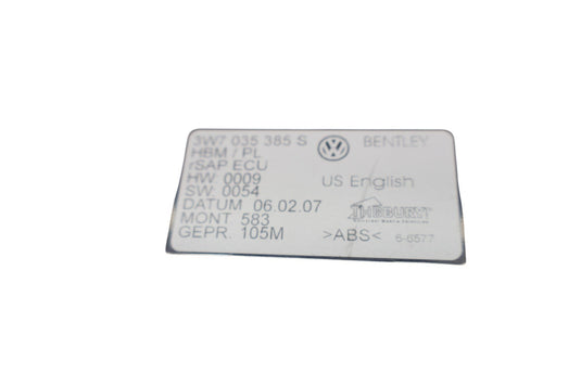 03-11 Bentley Continental GT GTC Communication Phone Control Module ECU Oem