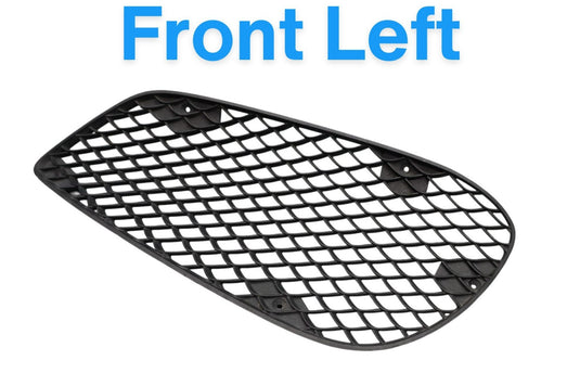 14-16 Mercedes W212 E350 E550 Front Left Side Bumper Mesh Grille Grill Oem