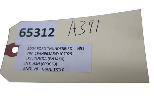 02-05 Ford Thunderbird Left Driver Side Soft Top Folding Roof Cylinder OEM