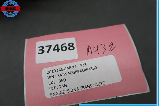 09-15 Jaguar X250 XF XFR Rear Left Driver Side Seat Belt Retractor Oem