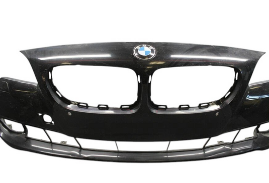 11-13 BMW 528i 535i  550i xDrive Front Bumper Cover Panel Assembly Black OEM
