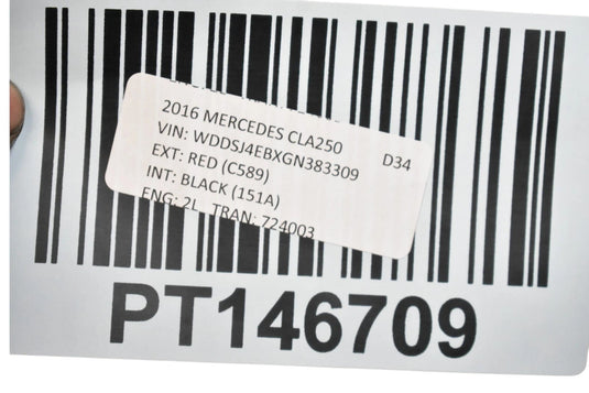 14-18 Mercedes CLA250 Rear Deck Shelf Package Tray Cover Trim Panel A1176900249