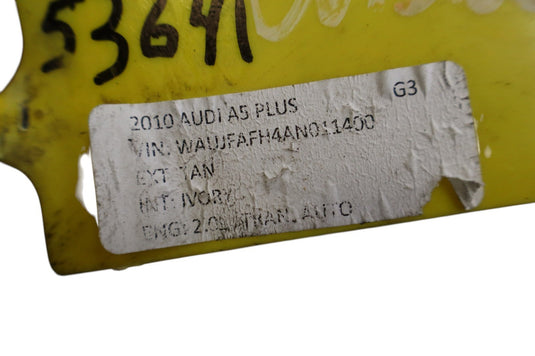 09-16 Audi A5 A5 Quattro Radiator Core Mount Bracket Support Frame Oem