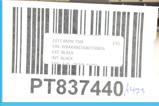 2009 - 2012 BMW 7 SERIES F01 TRIM COVER BEZEL DASHBOARD PANEL UNIT 07383001 OEM