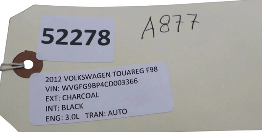 11-17 Volkswagen VW Touareg Speedometer Instrument Cluster Bezel Trim Black Oem
