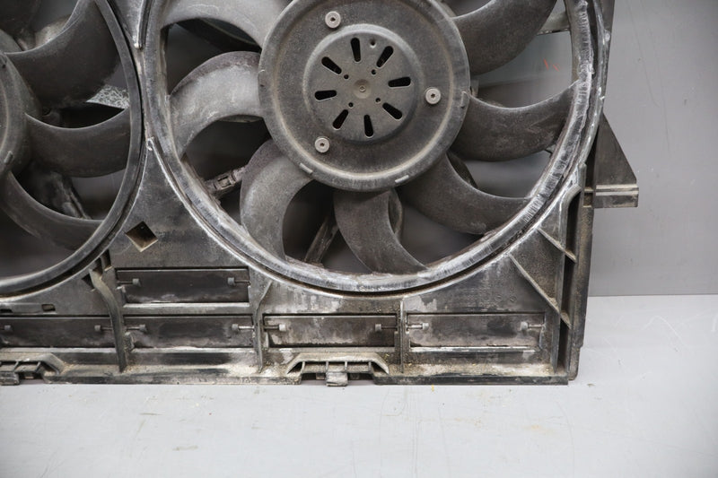 Load image into Gallery viewer, 12-18 Audi A6 A7 Quattro Front Dual Radiator Cooling Fan Assembly 4H0121003L Oem
