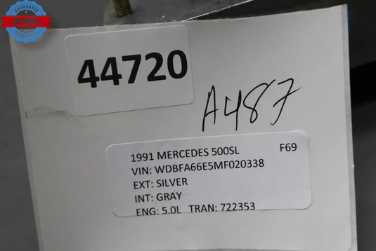 90-02 Mercedes 500SL R129 SL320 Right Top Hydraulic Valve Block Solenoid Oem