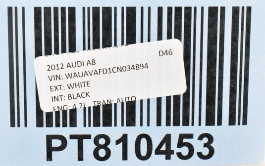 11-18 Audi A8 Quattro Front Center Console Dual Armrest Storage Lid Black Oem