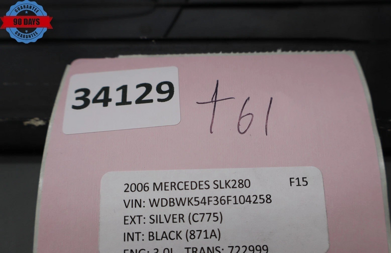 Load image into Gallery viewer, 05-11 Mercedes SLK280 R171 Front Right Door Step Sill Cover Trim 1716800235 OEM

