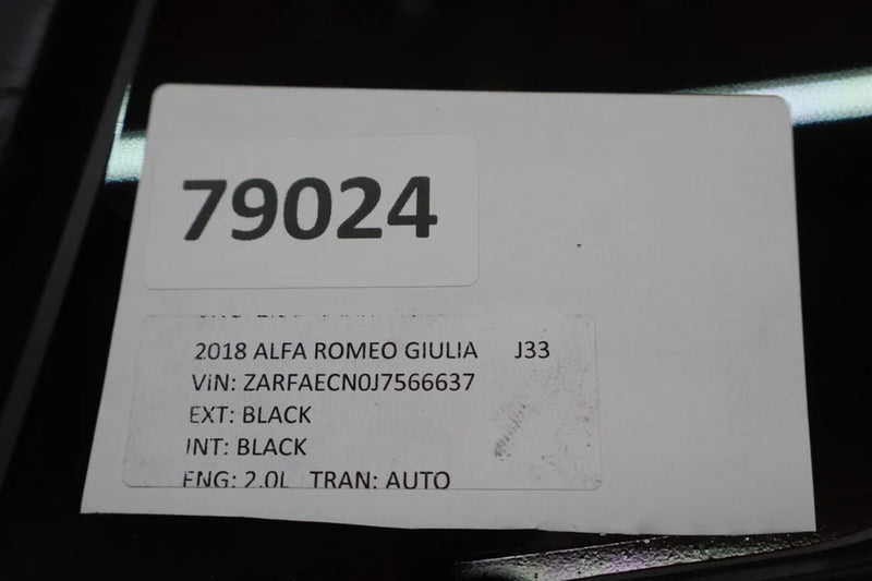 Load image into Gallery viewer, 17-23 Alfa Romeo Giulia Rear Left Side Door Quarter Glass Window Oem
