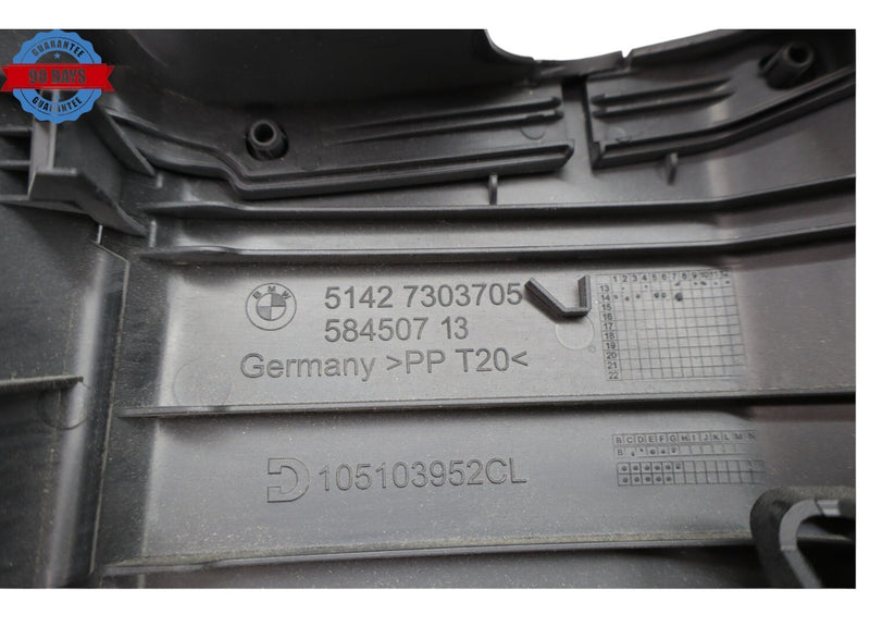 Load image into Gallery viewer, 14-20 BMW i3 i3s Rear Left Driver Side Door B Pillar Cover Trim Black Oem
