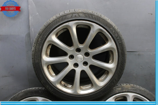 05-12 Maserati Quattroporte M139 Front R19" 9 Spoke Wheel Set 19x10.5J Oem