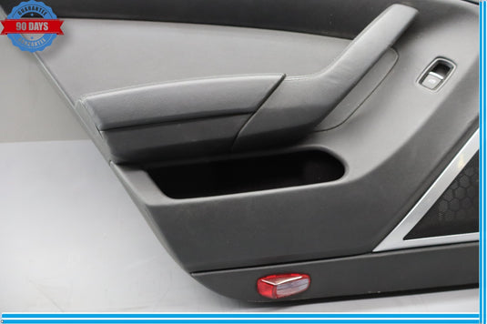 10-16 Porsche Panamera Rear Left Driver Side Interior Door Panel Cover Black Oem