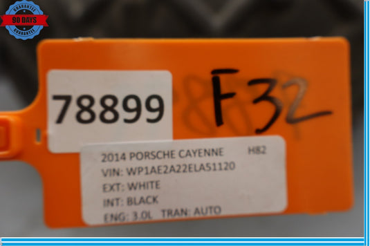 11-18 Porsche Cayenne Rear Right Passenger Side Fender Liner Splash Shield Oem