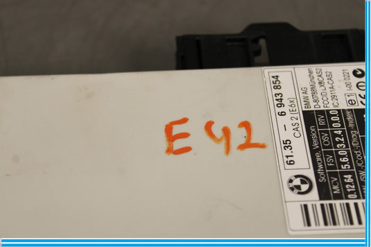 04-05 BMW 645Ci E63 Car Access Control Module Unit 61356943854 Oem