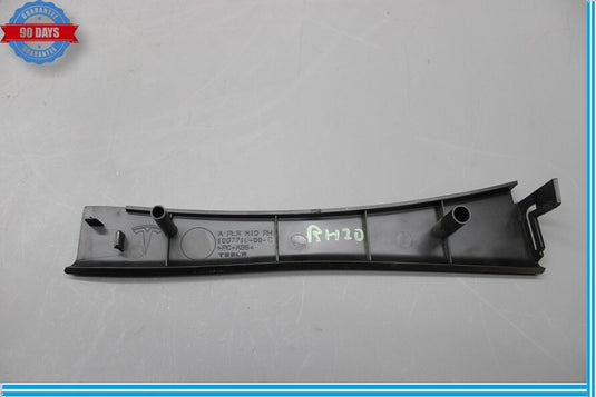 12-20 Tesla Model S Right Middle A Pillar Trim Cover Panel 100771100C Oem