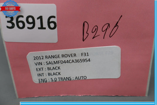 07-12 Land Rover Range Rover L322 Front Dash Headlight Lamp Switch YUD501380 Oem