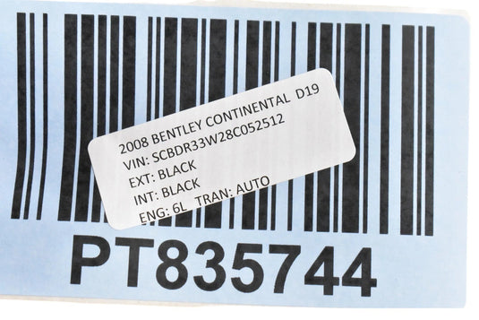 07-10 Bentley Continental GTC Front Right Passenger Door Panel 3W3867214P Oem