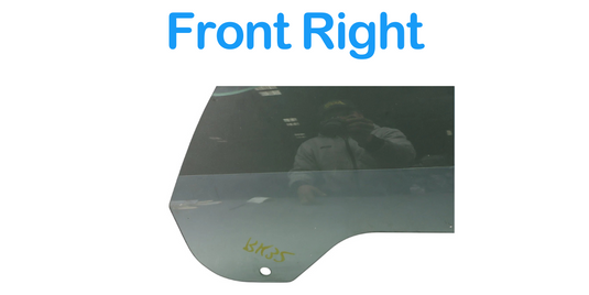 02-05 Ford Thunderbird Front Right Passenger Door Window Glass 1W6Z7621410AA Oem