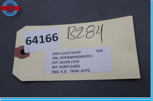 02-10 Lexus SC430 Front Left Driver Side Steering Column Cover Trim Panel Oem