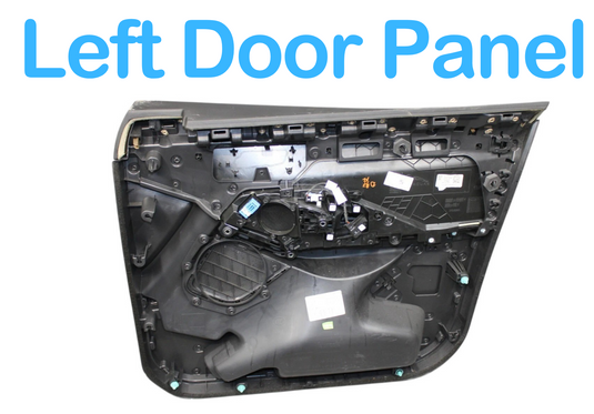 17-20 Jaguar F-Pace Front Left Driver Interior Door Trim Panel W/ Speaker Oem