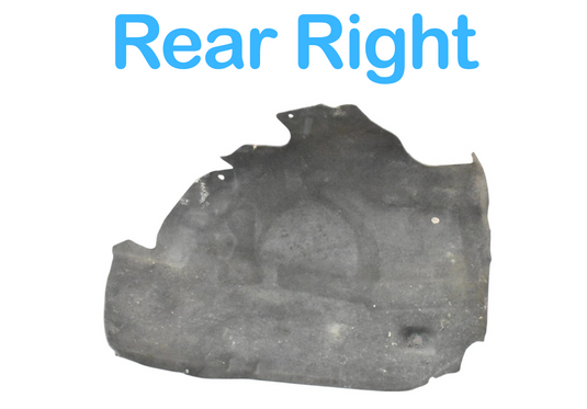 12-15 Audi S7 RS7 C7 A7 Rear Right Side Inner Fender Liner Splash Guard Oem