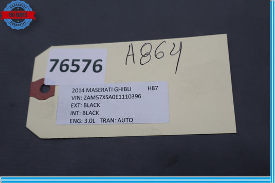 14-17 Maserati Ghibli Front Right Passenger Side Door Audio Sound Speaker Oem