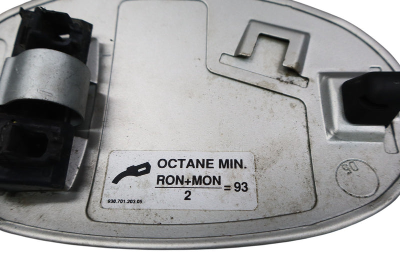 Load image into Gallery viewer, 97-04 Porsche 986 Boxster Fuel Gas Tank Filler Neck Lid Door Cover Silver Oem
