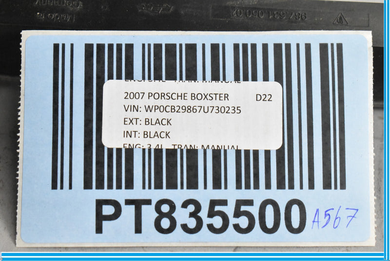 Load image into Gallery viewer, 2005-2012 PORSCHE BOXSTER S REAR CENTER HIGH MOUNT BRAKE STOP 3RD LIGHT LAMP OEM
