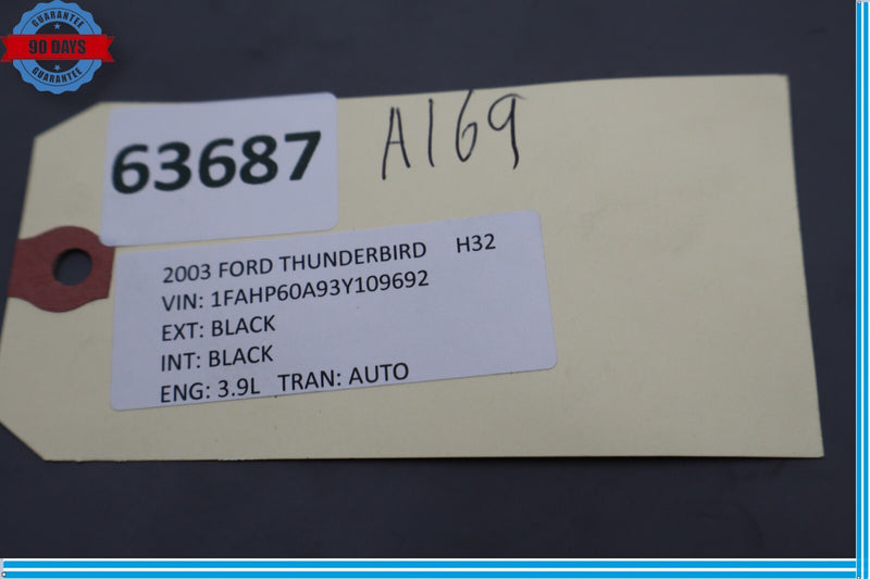 Load image into Gallery viewer, 02-05 Ford Thunderbird Front Right Passenger Side Seat Belt Buckle Black Oem
