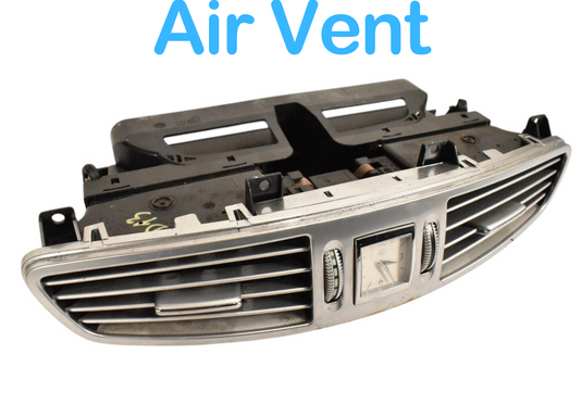 07-14 Mercedes CL550 CL600 Center Dash Dashboard AC A/C Air Vent W/Clock Oem