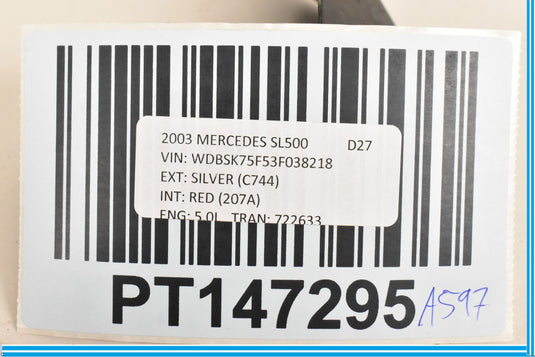 EXTERIOR bracket front right Mercedes R230 SL 230