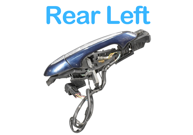 Load image into Gallery viewer, 10-19 Jaguar XJ XJR X351 Rear Left Side Exterior Door Handle W/ Keyless Go Oem
