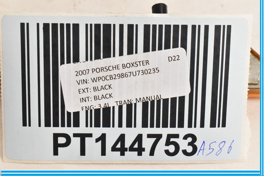 05-08 Porsche Boxster Cayman Left Driver Side Marker Light 99763103301 Oem