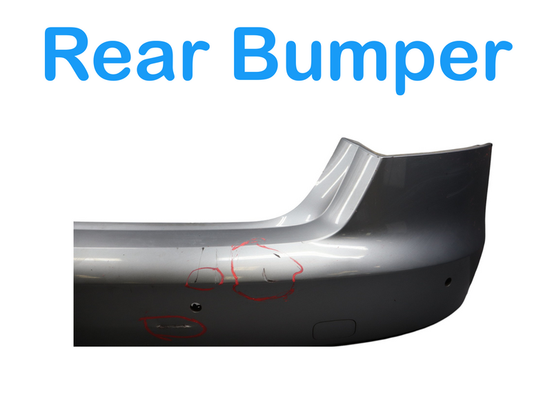 Load image into Gallery viewer, 11-14 Audi A8 A8L Quattro Rear Bumper Shell Cover Panel Assembly 4H0807511 OEM
