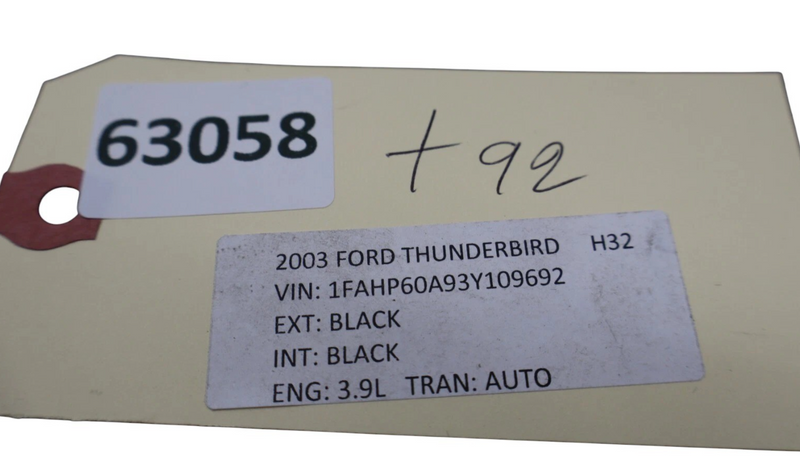 Load image into Gallery viewer, 02-05 Ford Thunderbird Rear Right Side Interior Upper Quarter Trim Panel Oem

