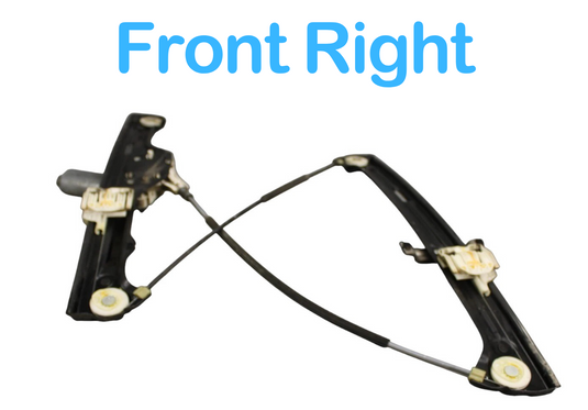 07-13 BMW X5 E70 Front Right Passenger Side Door Window Regulator W/ Motor Oem