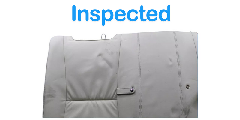 Load image into Gallery viewer, 02-10 Lexus SC430 Z40 Rear Seat Upper Top Cushion Leather Backrest Grey Oem
