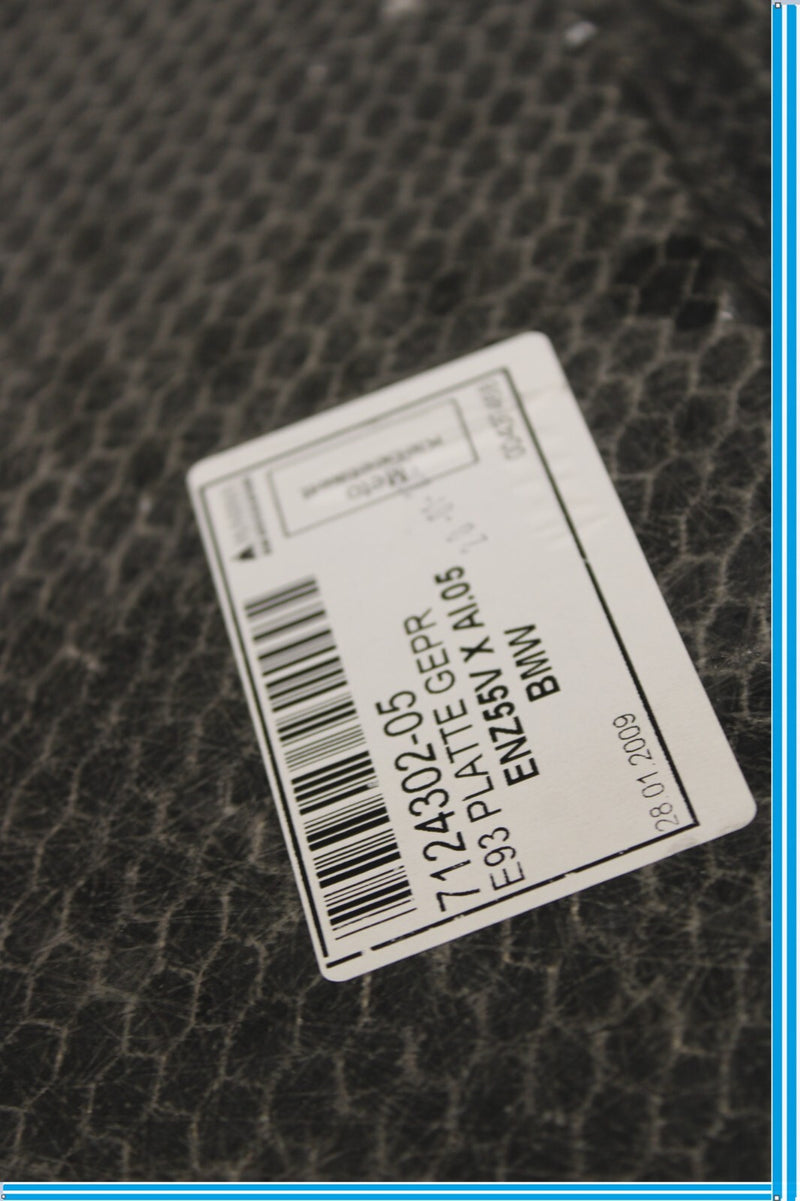 Load image into Gallery viewer, 07-13 BMW 335i 328i Rear Trunk Luggage Compartment Carpet Mat Panel Trim Oem
