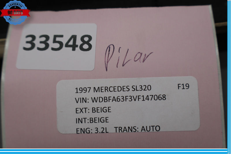 Load image into Gallery viewer, 90-02 Mercedes SL320 SL500 R129 Right Passenger Side A Pillar Trim Cover Oem
