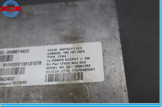 03-07 Hummer H2 Front Dash Communication Control Module Unit Oem