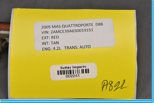 04-08 Maserati Quattroporte Rear Right Side Bumper Marker Light Assembly Oem