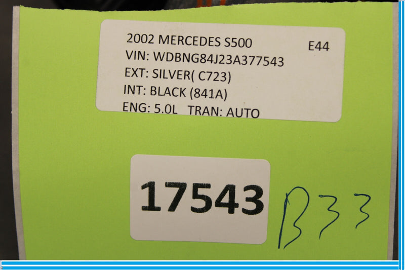 Load image into Gallery viewer, 00-06 Mercedes S500 S600 Front Left Side Door Window Regulator Motor Unit Oem
