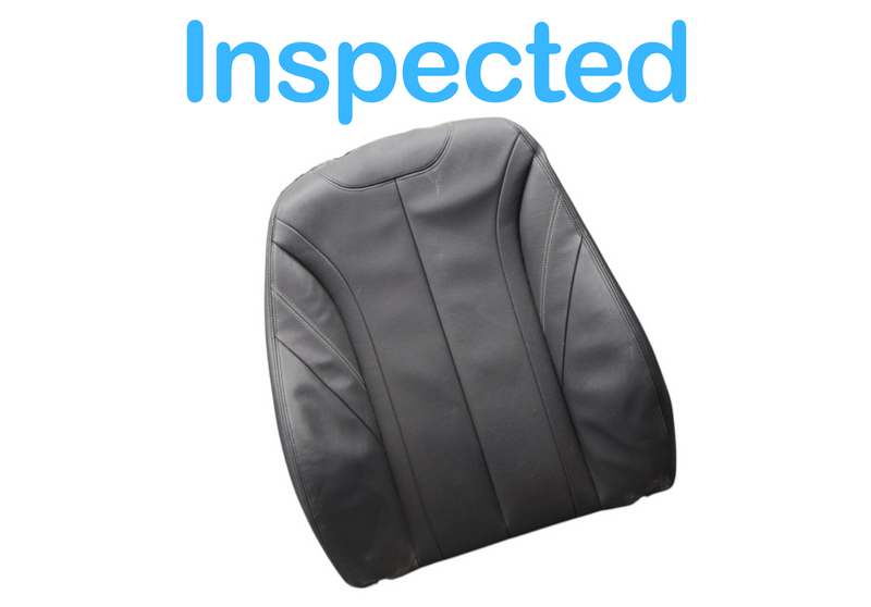 Load image into Gallery viewer, 14-16 BMW 428i Front Right Passenger Side Upper Seat Cover Cushion Black Oem
