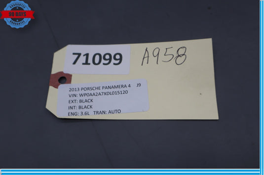 10-16 Porsche Panamera Front Right Side A Pillar Middle Cover Panel Oem