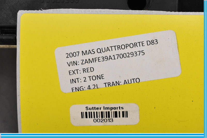 Load image into Gallery viewer, 05-08 Maserati Quattroporte M139 Front Dash Dashboard Glove Box White Oem
