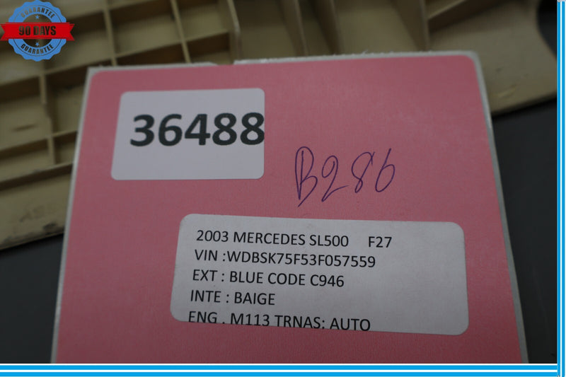 Load image into Gallery viewer, 03-12 Mercedes SL550 SL55 AMG R230 Front Right Under Seat Compartment Trim Oem
